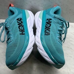 Hoka Women's Teal Athletic Shoes 9.5